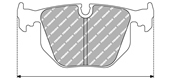 Fds5023 - ferodo racing ds performance front brake pad rs3 (8v)/ ttrs (8s) 4 Fds5023 - ferodo racing ds performance front brake pad rs3 (8v)/ ttrs (8s)