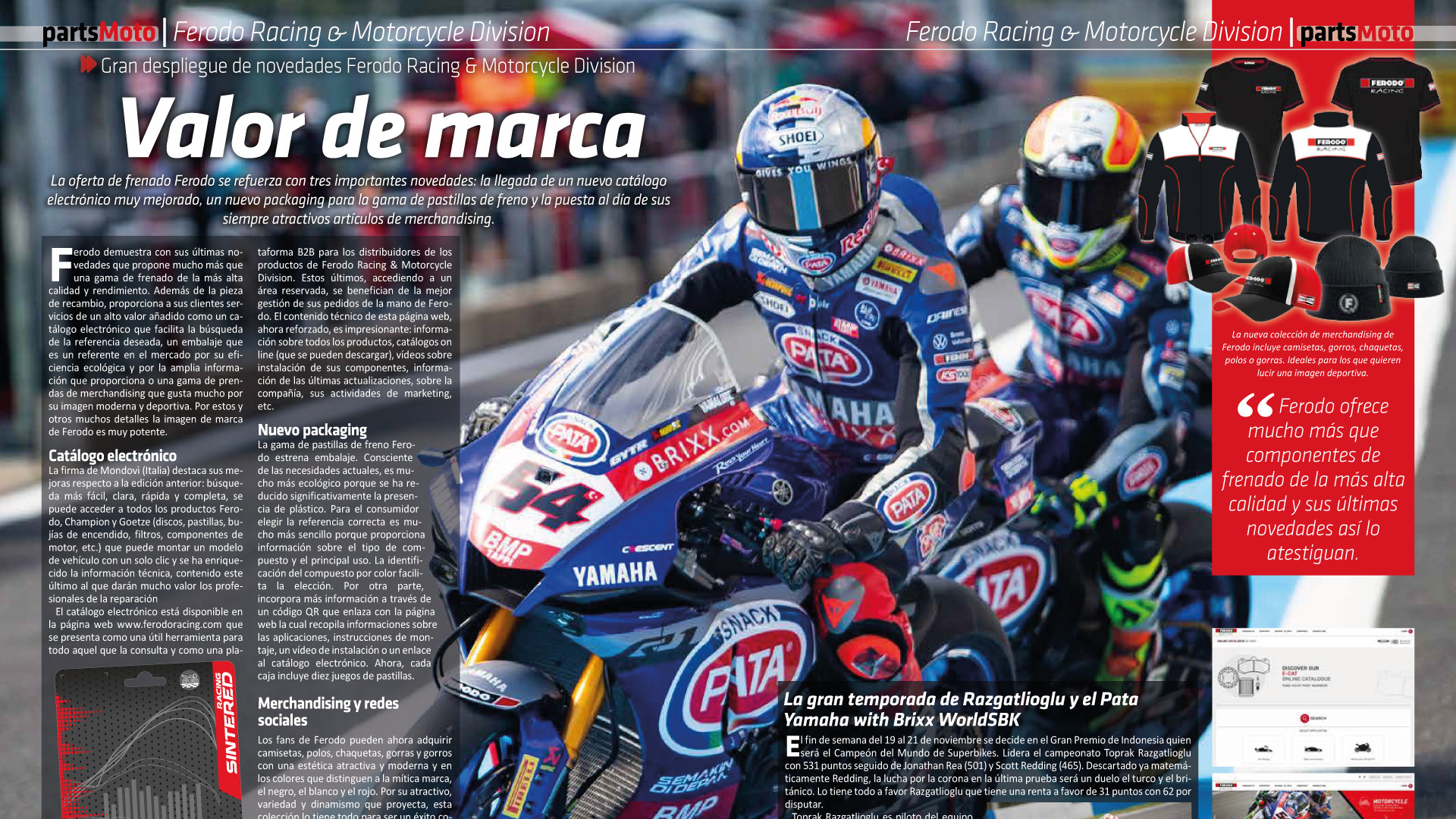 "VALOR DE MARCA" FERODO RACING - 303 MOTOTALLER